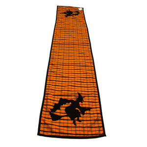 NWT  Witch on Broomstick Silhouette Table Runner